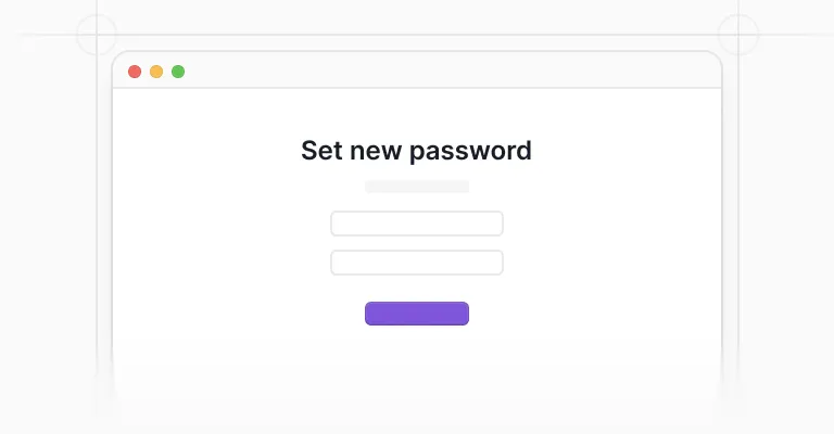 Forgot password pages